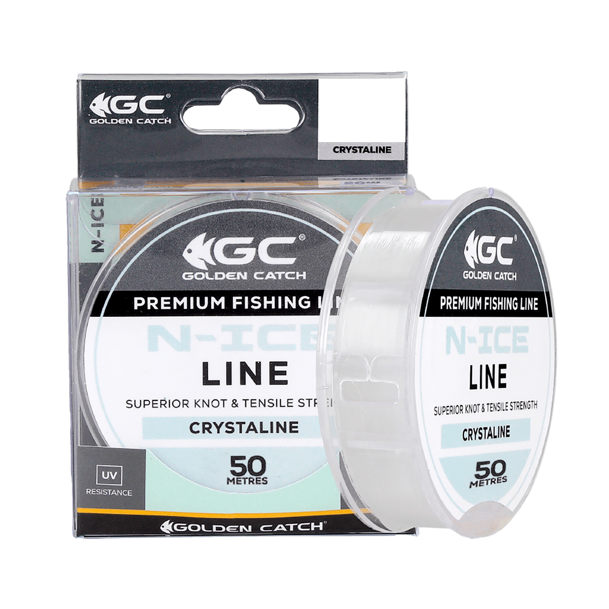 Golden Catch Nylon Line N-Ice 50m Crystaline 0.148mm