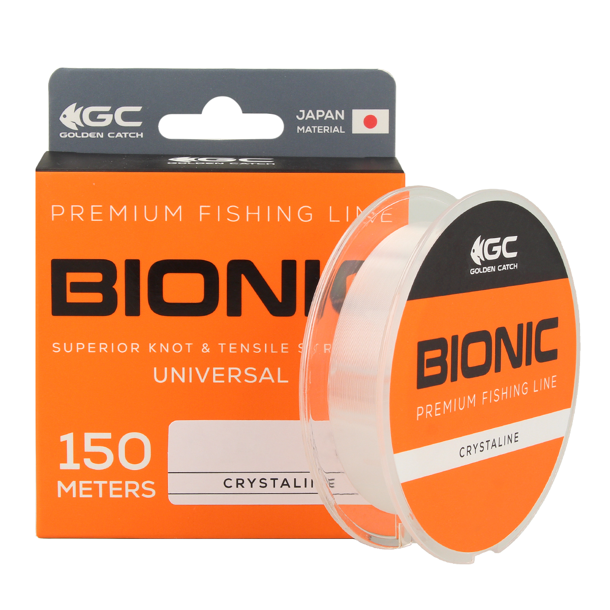 Golden Catch Nylon Line Bionic Universal 150m Crystaline 0.32mm