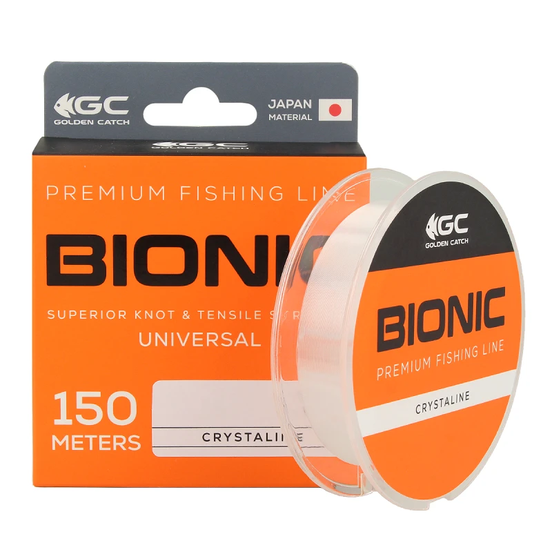 Golden Catch Nylon Line Bionic Universal 150m Crystaline 0.34mm