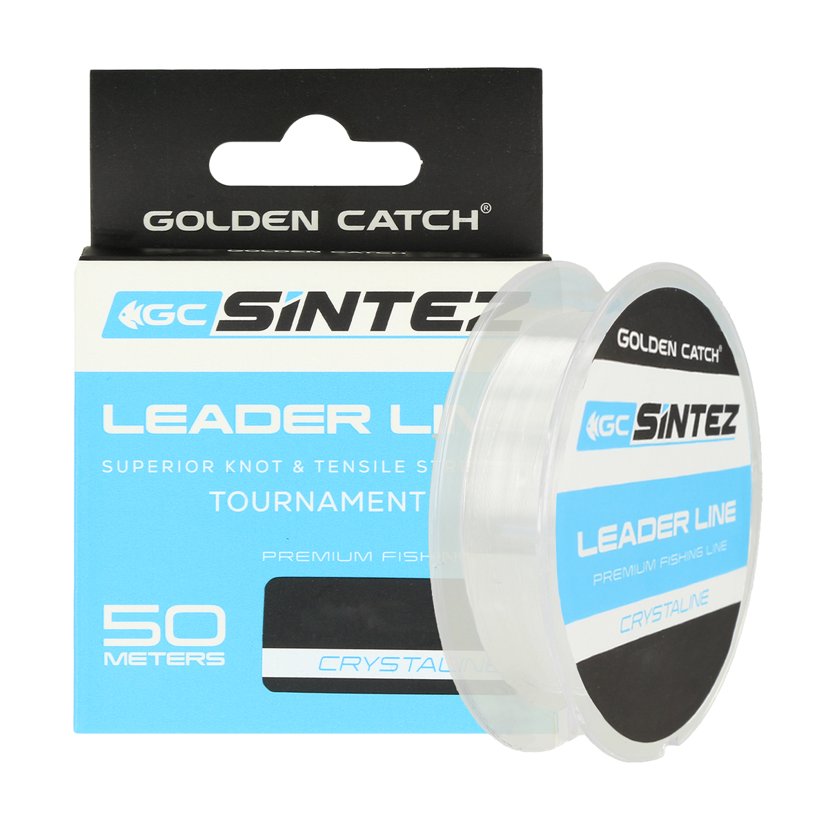 Golden Catch Nylon Line Sintez Leader 50m Crystaline 0.135mm