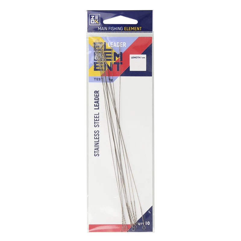ZEOX Wire Leader 17cm 0.35mm 20kg(10pcs)
