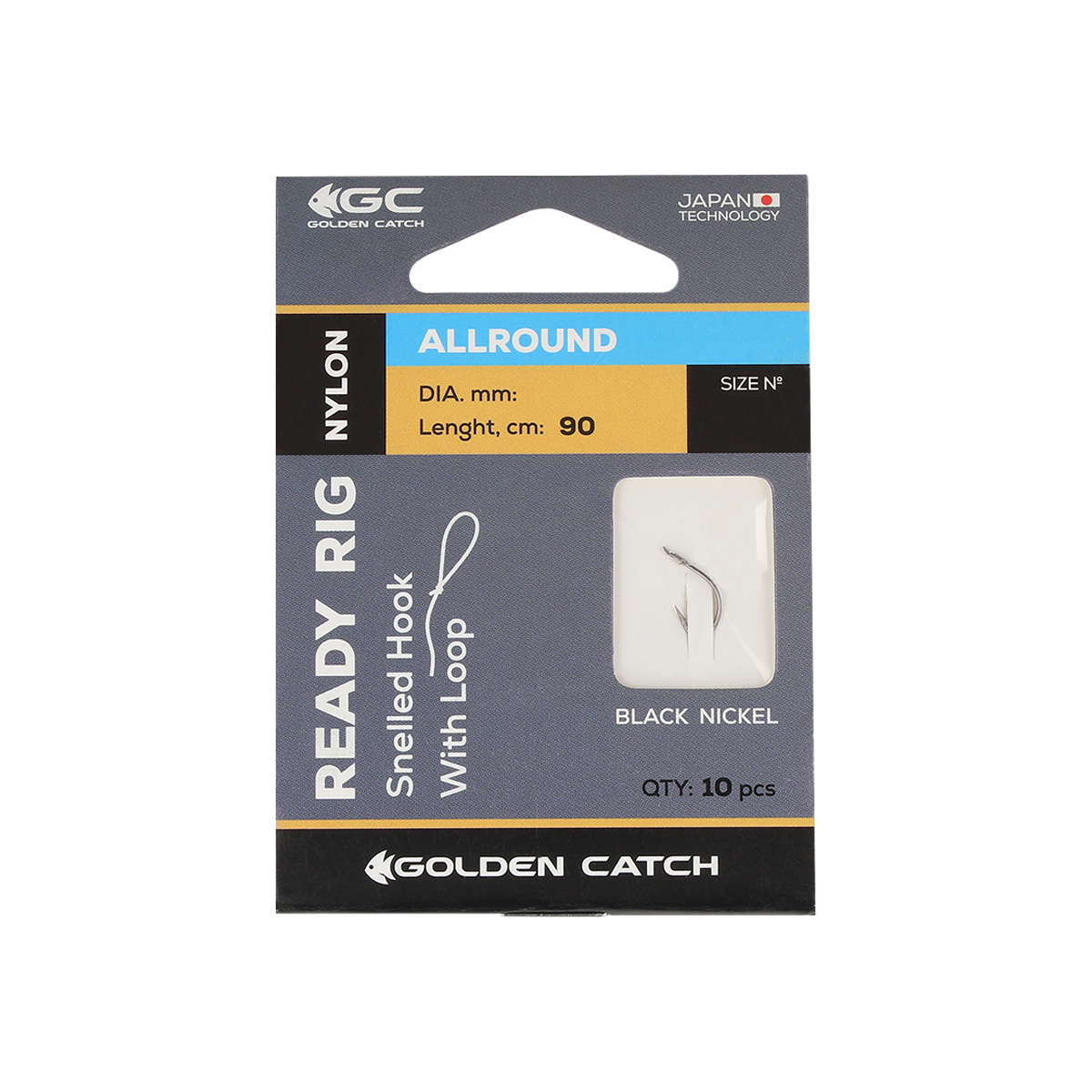 Golden Catch Ready Rig Allround Leader №12 (10pcs)