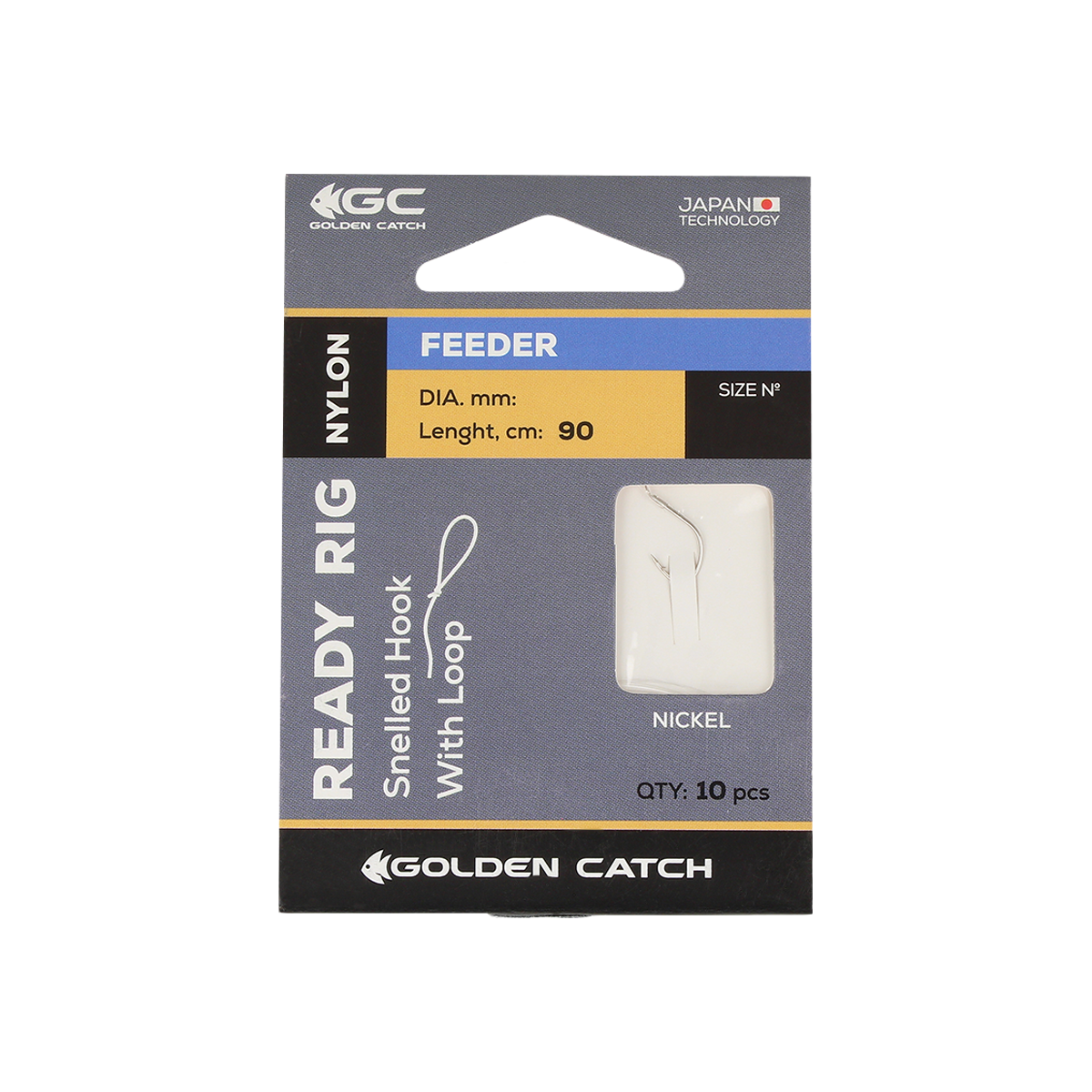 Golden Catch Ready Rig Feeder Leader №8 (10pcs)