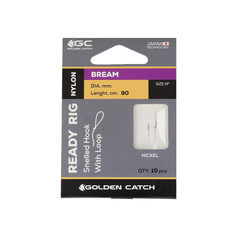 Golden Catch Ready Rig Bream Leader №8 (10pcs)
