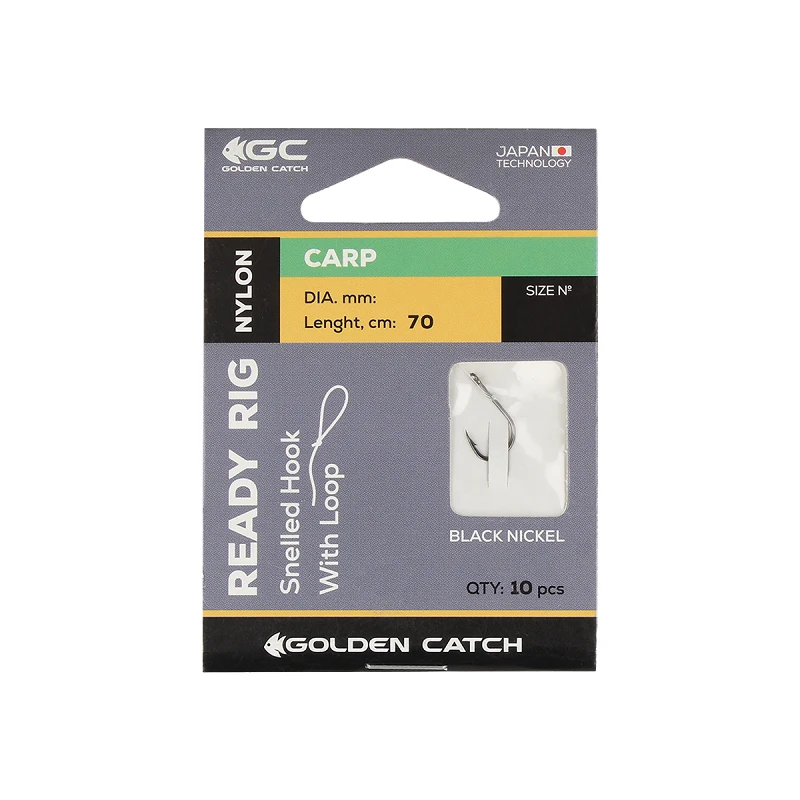 Golden Catch Ready Rig Carp Leader №10 (10pcs)