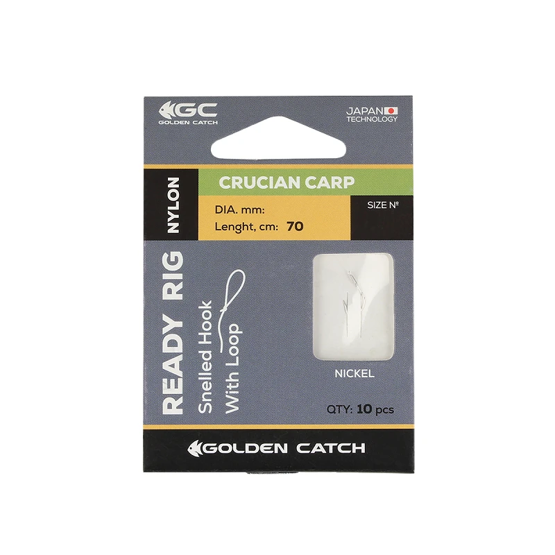 Golden Catch Ready Rig Crucian Carp Leader №6 (10pcs)