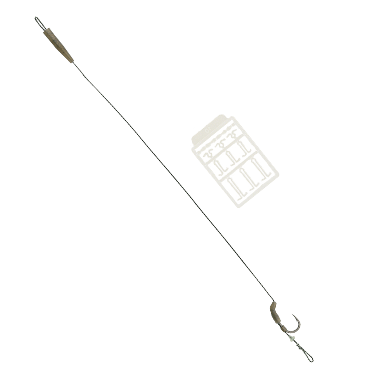 Golden Catch G.Carp Braid X6 Wide Gape Ready Rig №6 (1pcs)