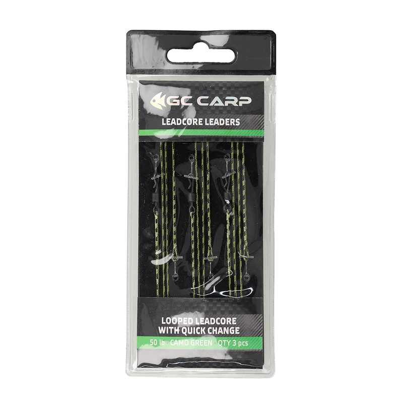 Golden Catch Looped Leadcore With Quick Change(3pcs)Camo Green - Photo №1