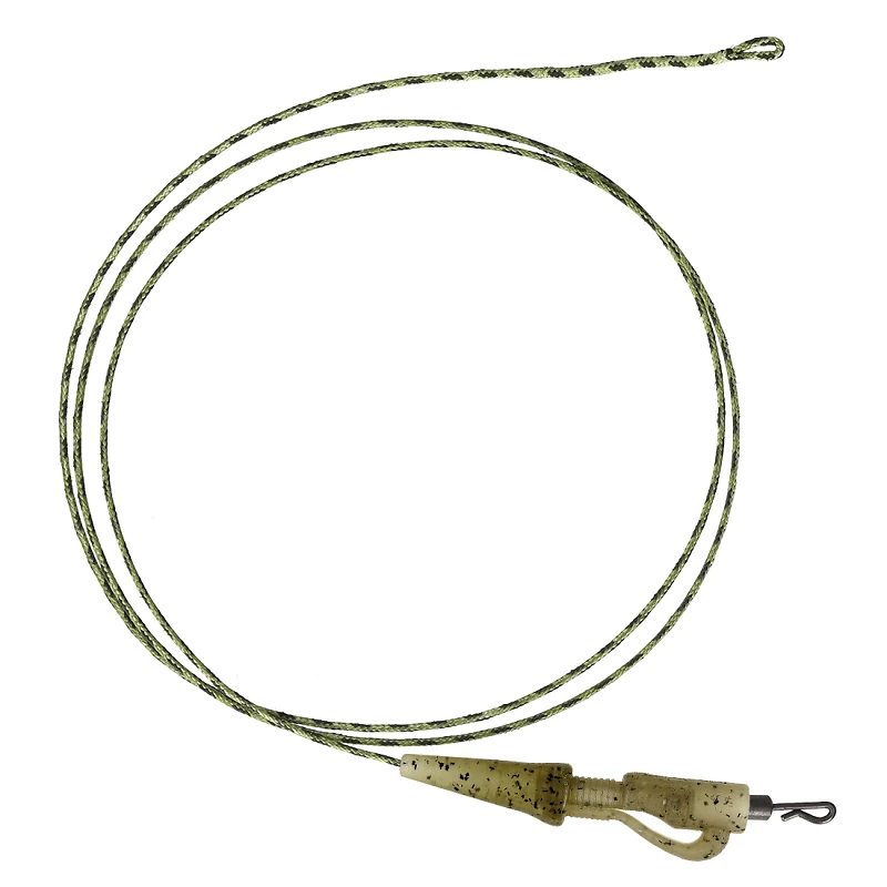 Golden Catch Leadcore Safety Clip Leader(3pcs)Camo Green