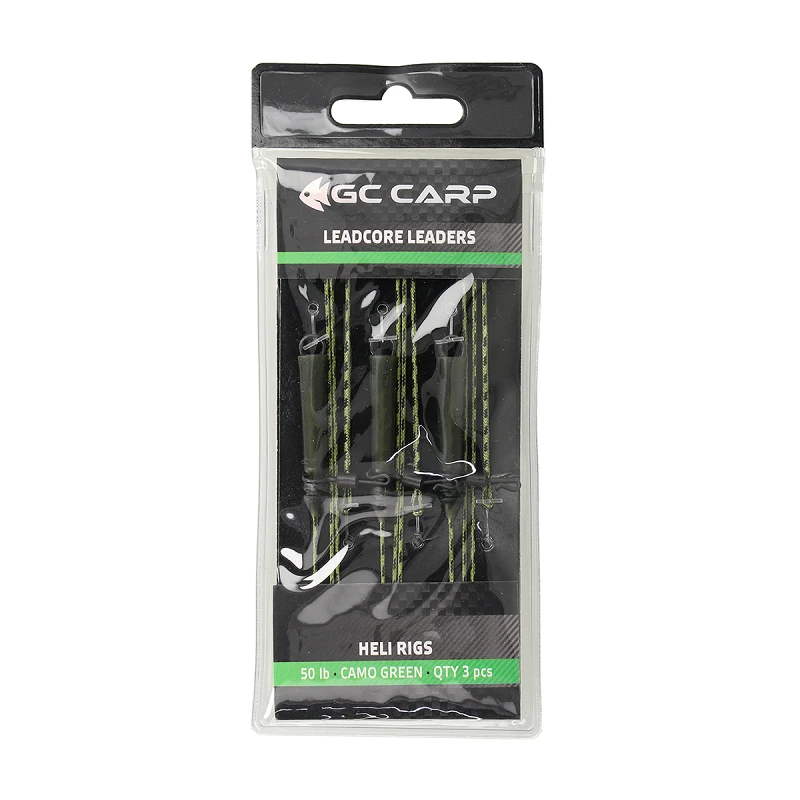 Golden Catch Heli Rigs 50lb(3pcs)Camo Green - Photo №1