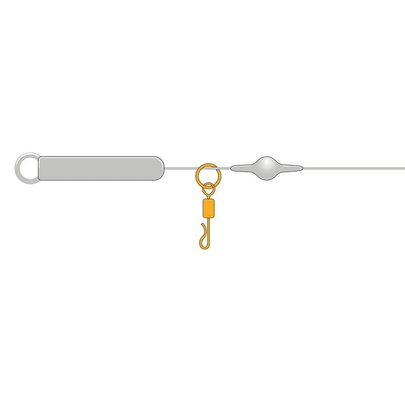 Golden Catch G.Carp Quick Change Heli Swivel №4 (10pcs) - Photo №1