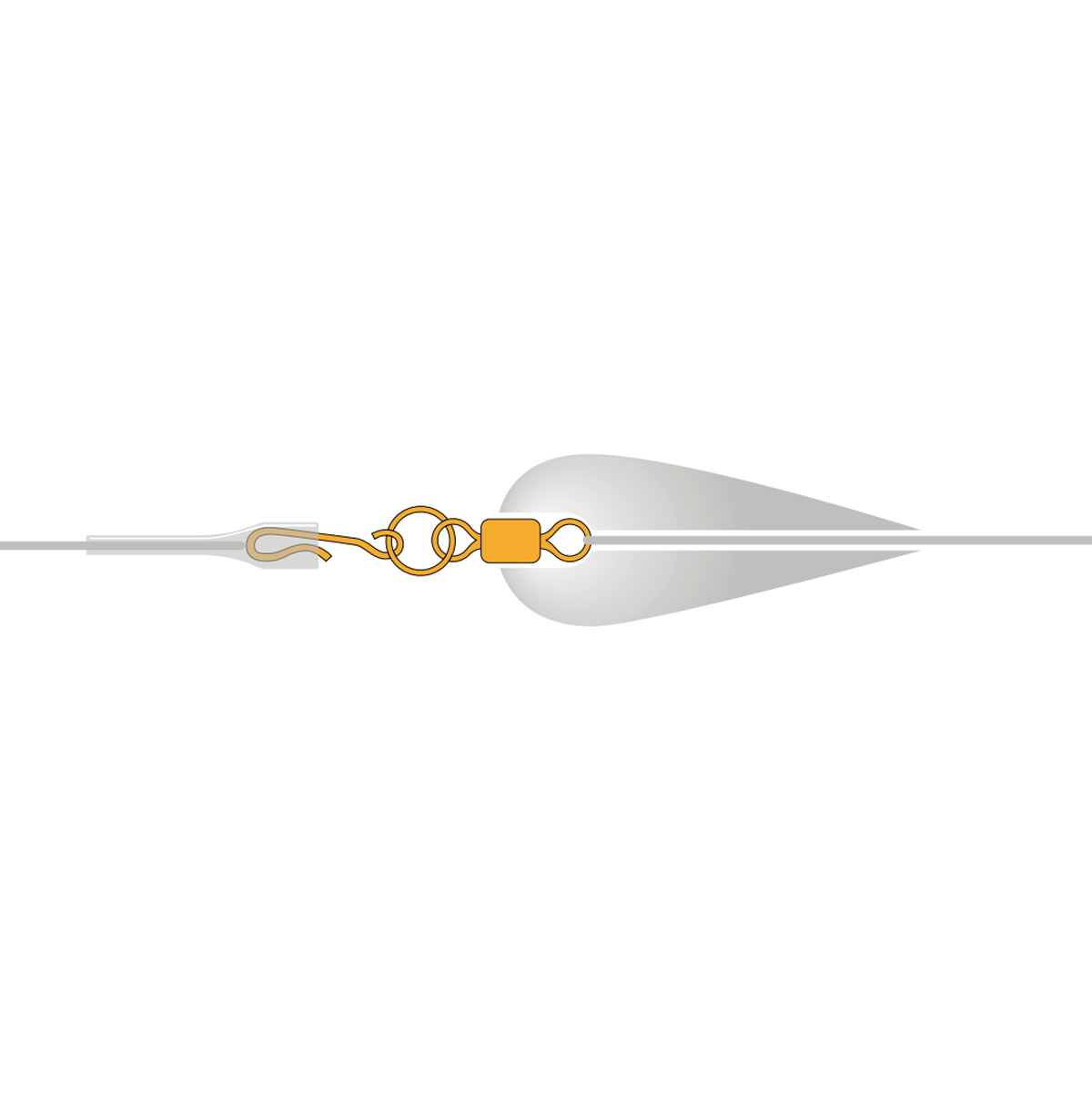 Golden Catch G.Carp Quick Change Flexi Swivel №4 (10pcs) - Photo №1