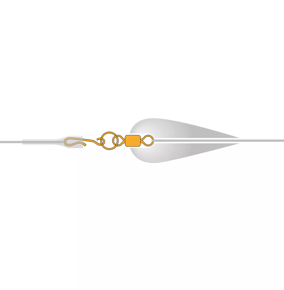 Golden Catch G.Carp Quick Change Flexi Swivel №4 (10pcs) - Photo №1