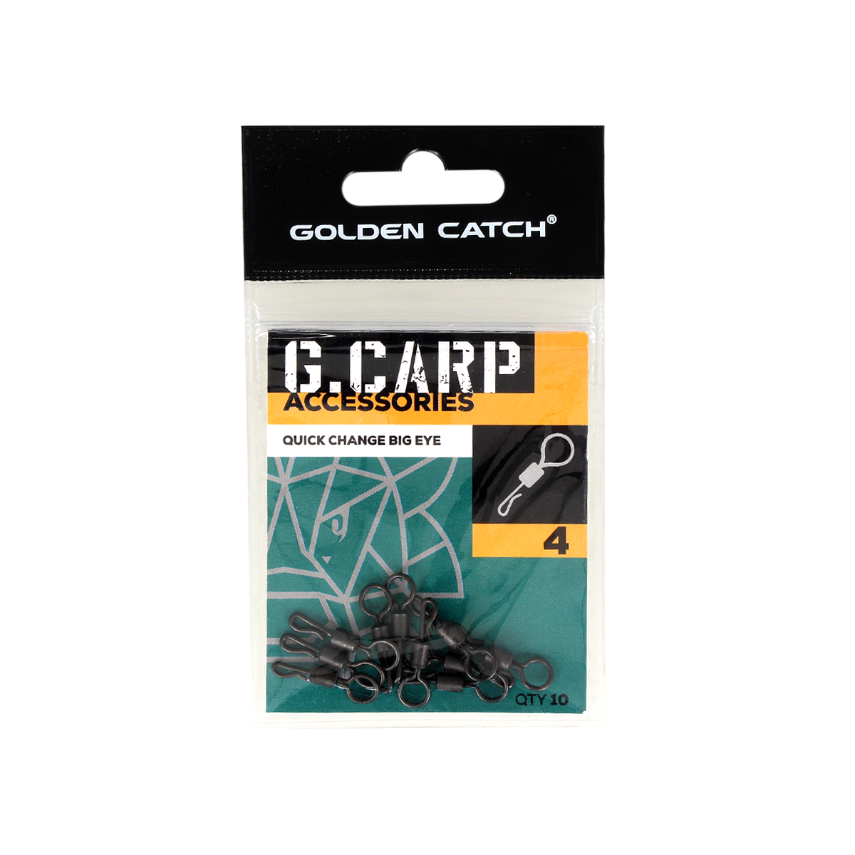 Golden Catch G.Carp Quick Change Big Eye №4 (10pcs) - Photo №2