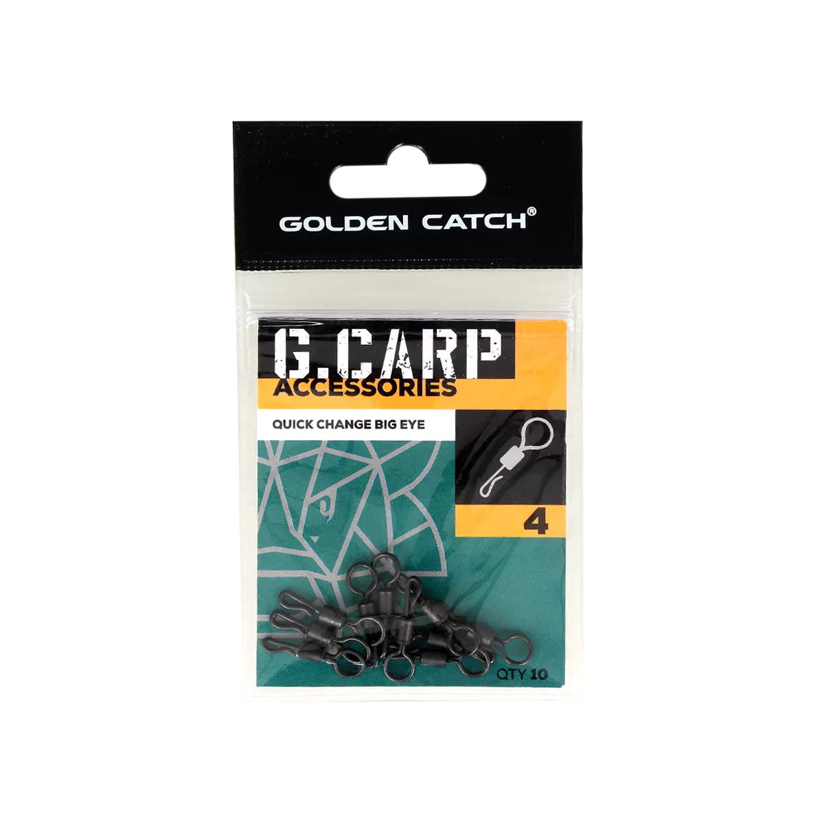 Golden Catch G.Carp Quick Change Big Eye №4 (10pcs) - Photo №2