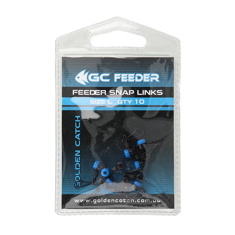 Golden Catch Feeder Snap Links L(10pcs) - Photo №1
