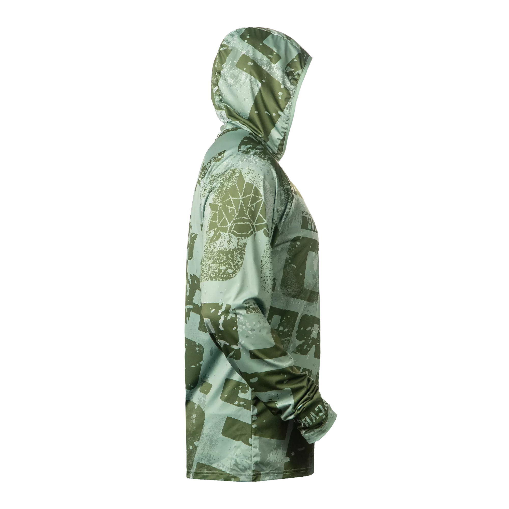 Golden Catch G.Carp Hoodie Grunge Sun Shirt - Photo №2