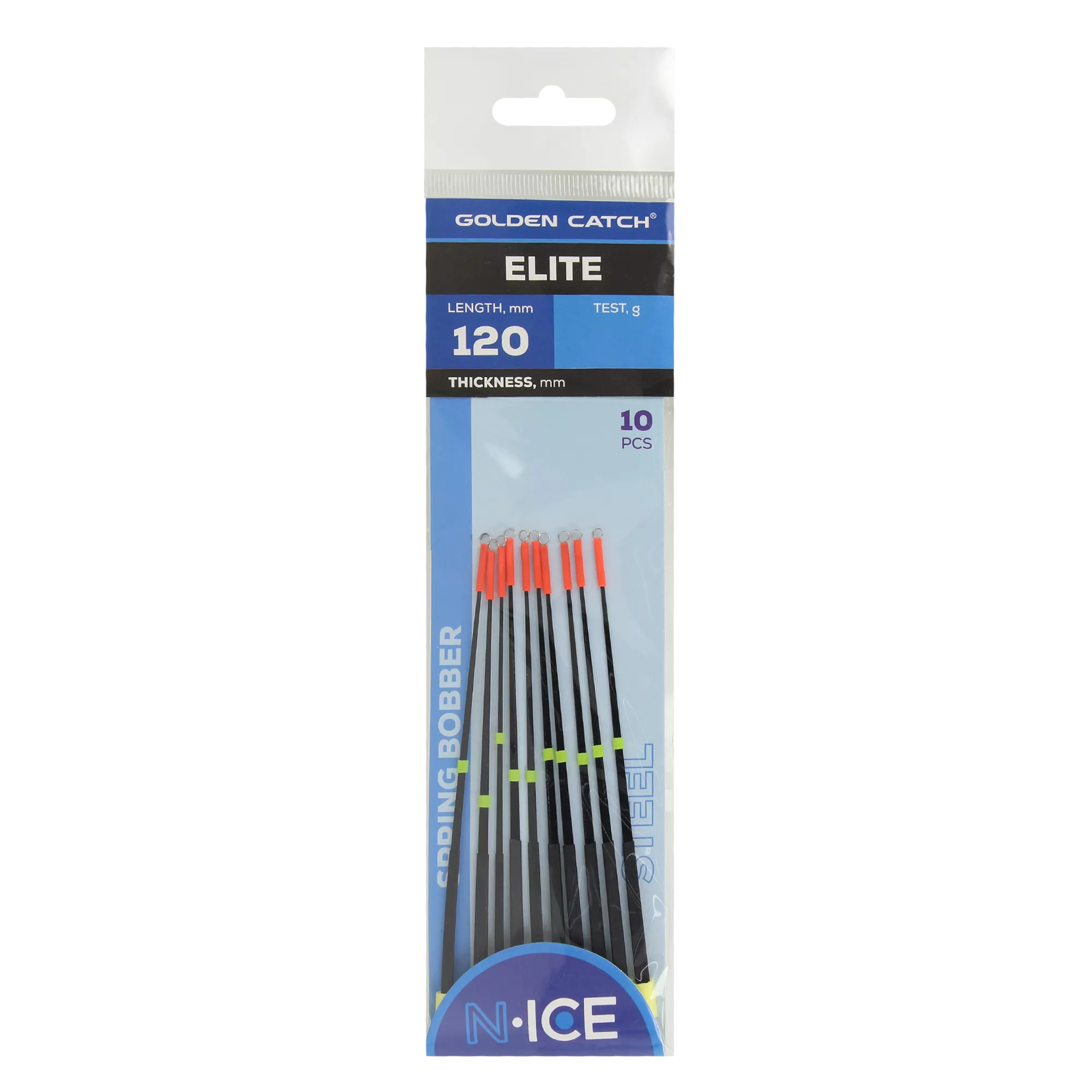 Golden Catch N-Ice Steel Spring Bobber Elite 120mm - Photo №2