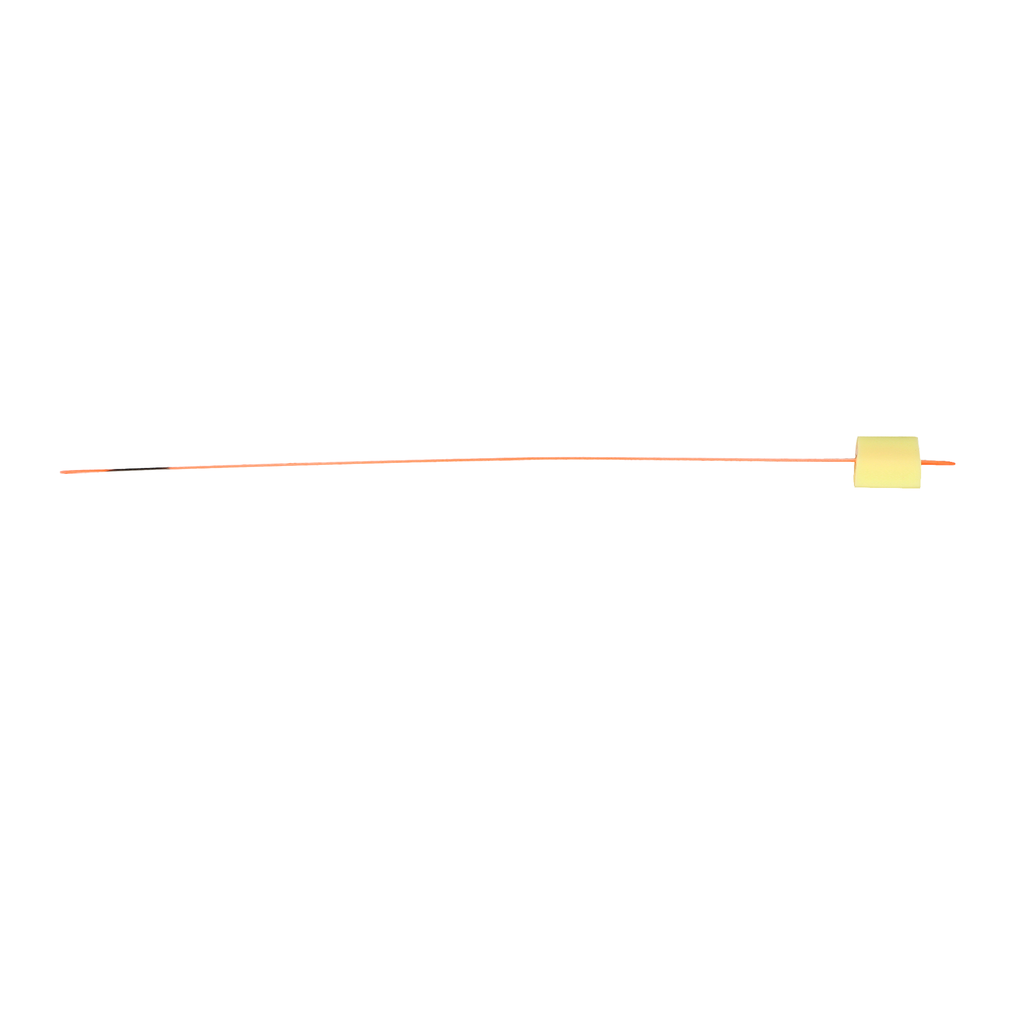 Golden Catch N-Ice Polyester Spring Bobber Pro 100mm Orange - Photo №1