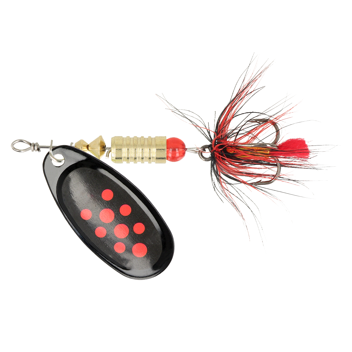 ZEOX Spoon Dominator №3 6g 010 Black/Red Dot