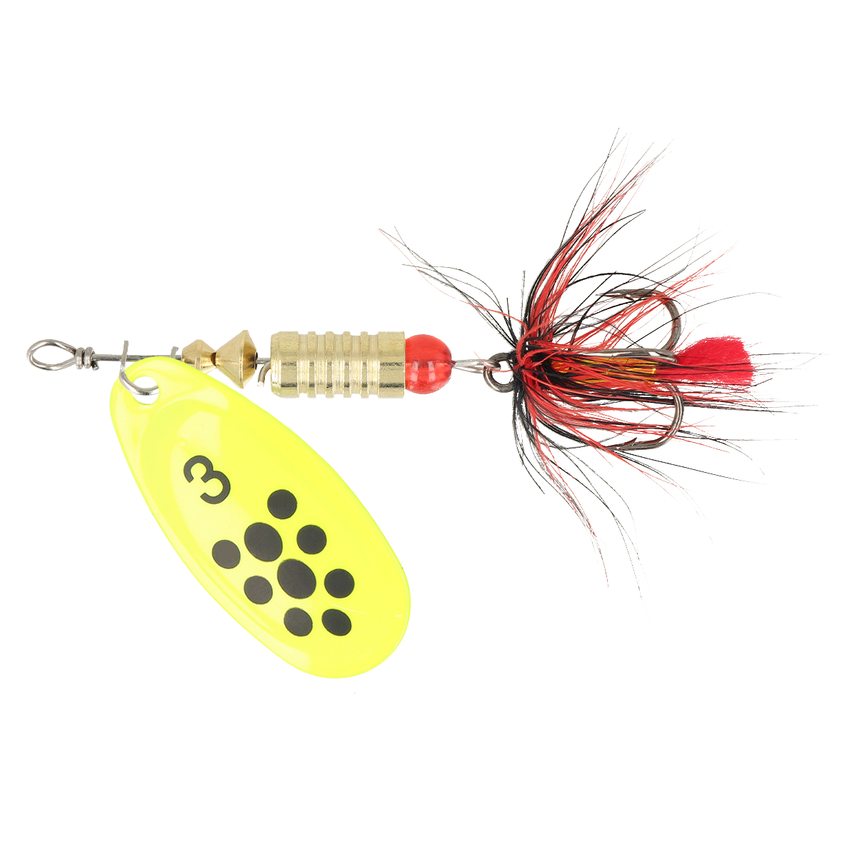 ZEOX Spoon Dominator №3 6g 012 Fluo/Black Dot