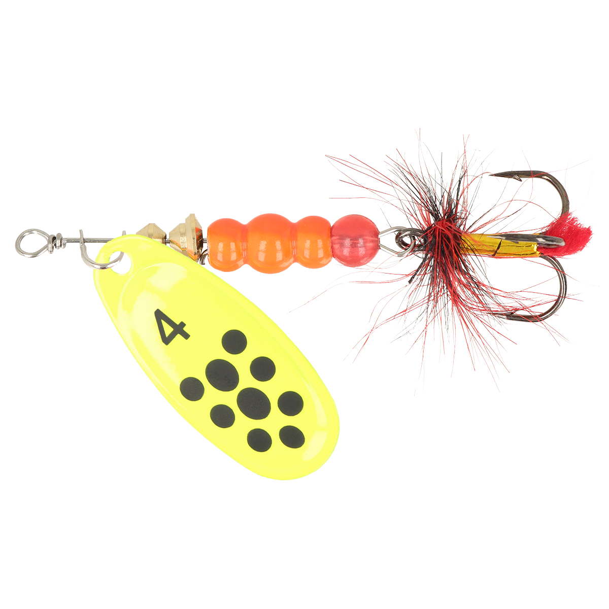 ZEOX Spoon Dominator №4 9g 012 Fluo/Black Dot