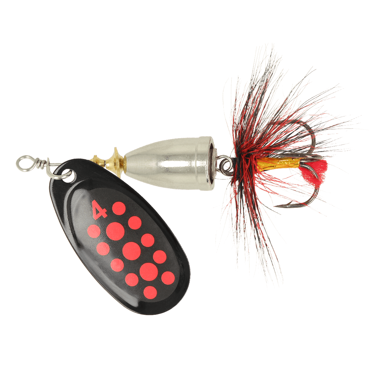 ZEOX Spoon Furor №4 11g 010 Black/Red Dot