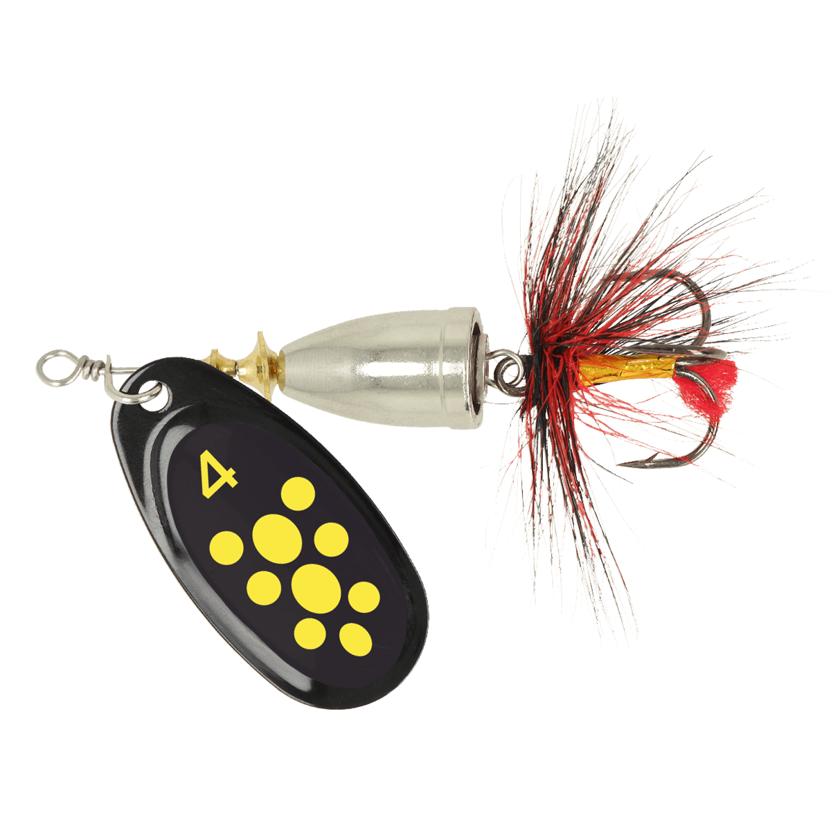 ZEOX Spoon Furor №4 11g 011 Black/Yellow Dot