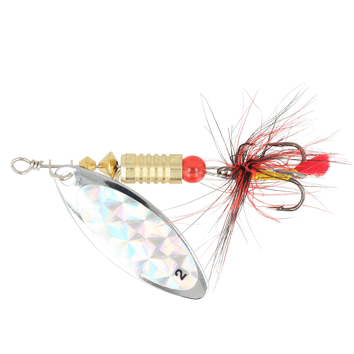 ZEOX Spoon Reactive Long №2 6g 007 Silver/Holo