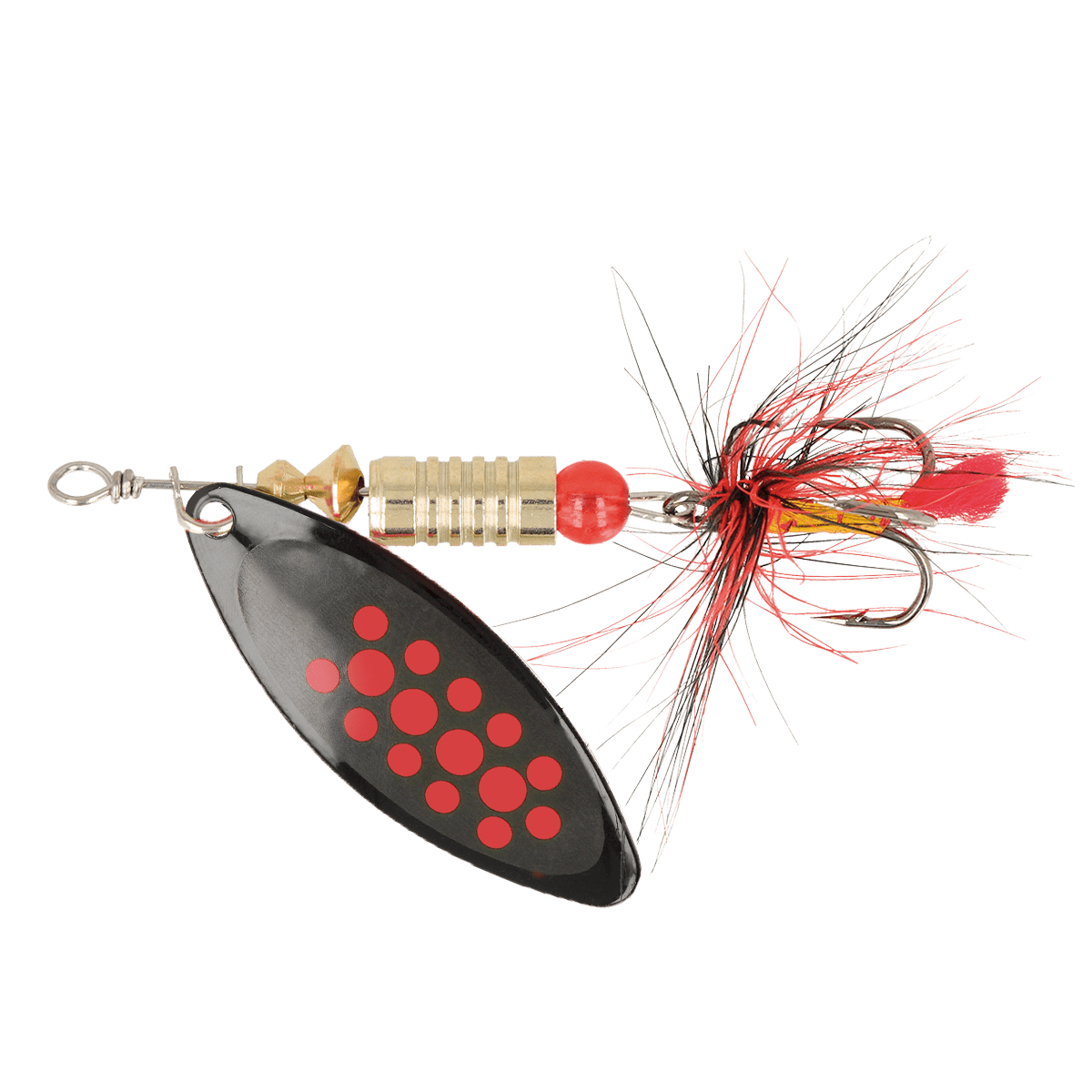 ZEOX Spoon Reactive Long №2 6g 010 Black/Red Dot