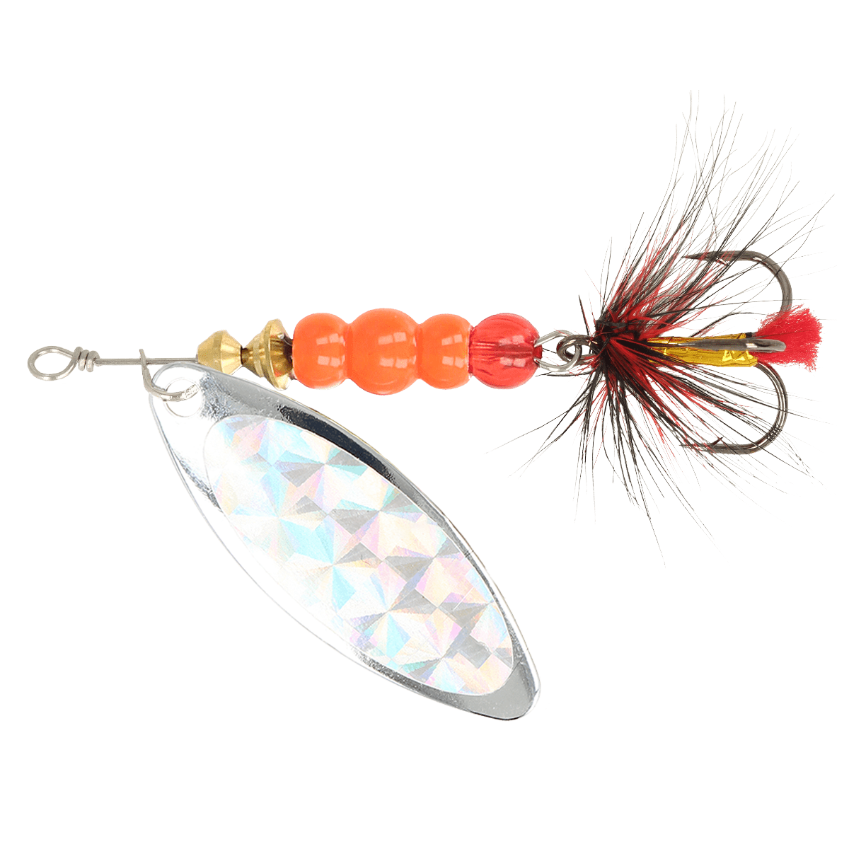 ZEOX Spoon Reactive Long №4 13g 007 Silver/Holo