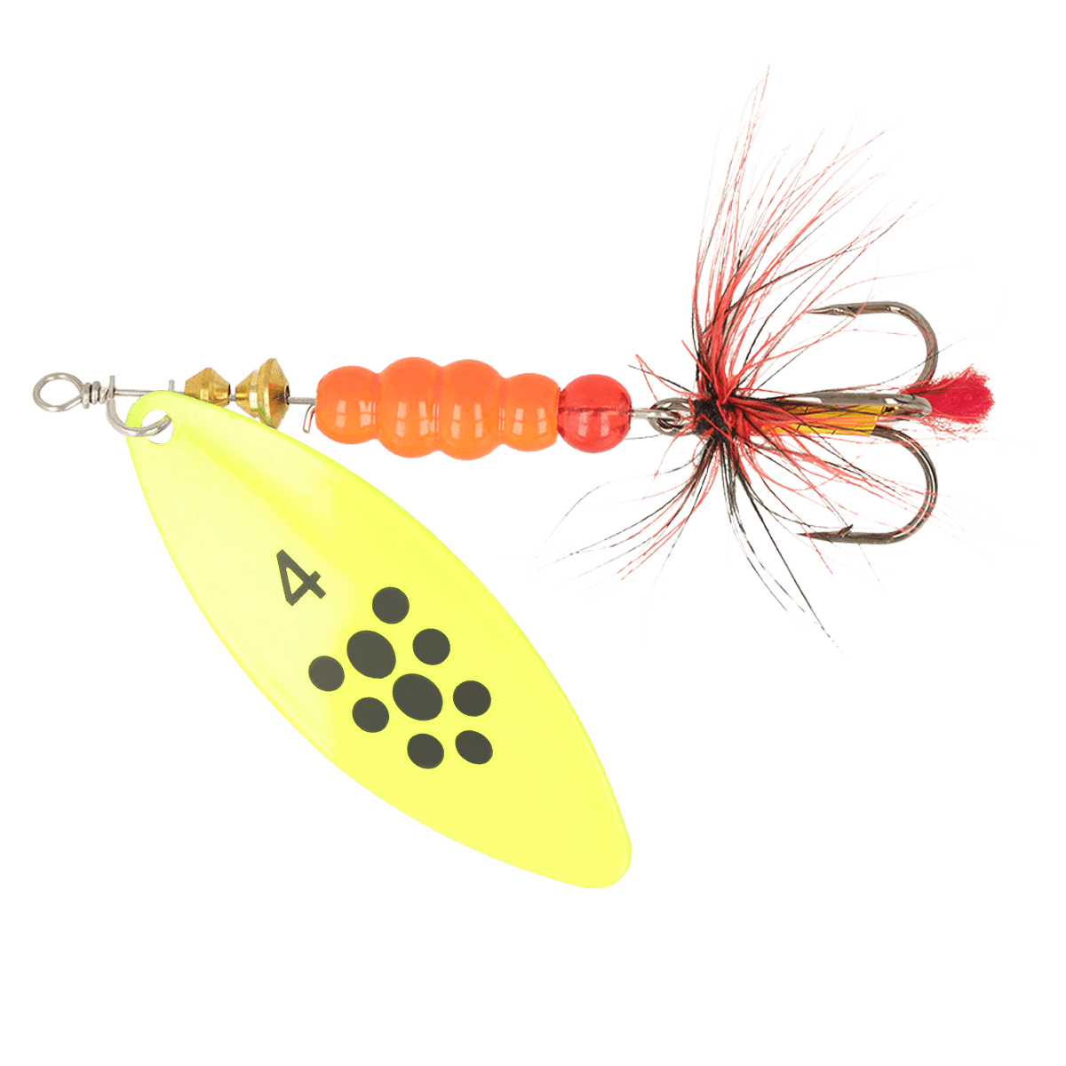 ZEOX Spoon Reactive Long №4 13g 012 Fluo/Black Dot