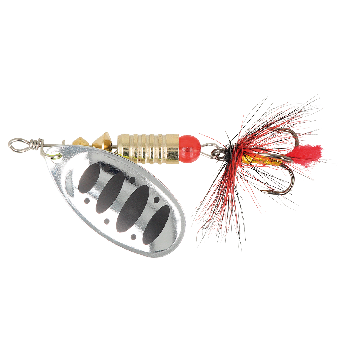 ZEOX Spoon Reactive №3 6g 008 Silver/Black Dot