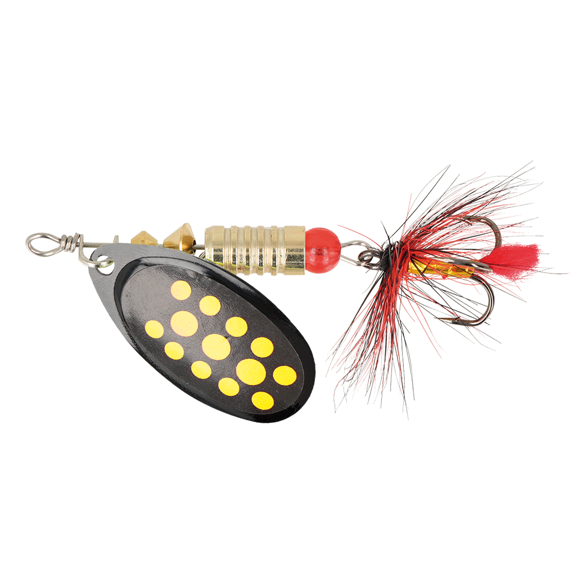 ZEOX Spoon Reactive №3 6g 011 Black/Yellow Dot
