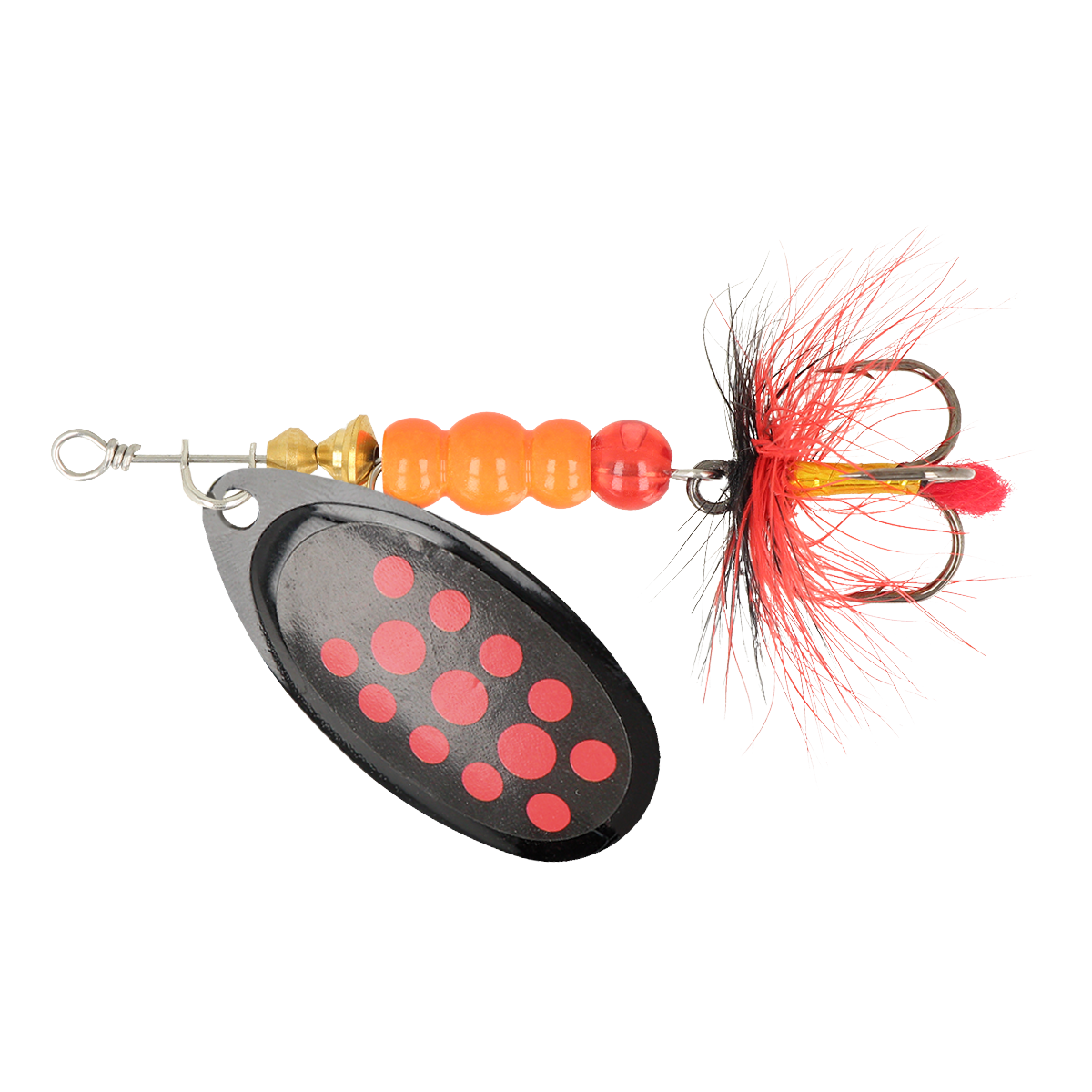 ZEOX Spoon Reactive №4 9g 010 Black/Red Dot