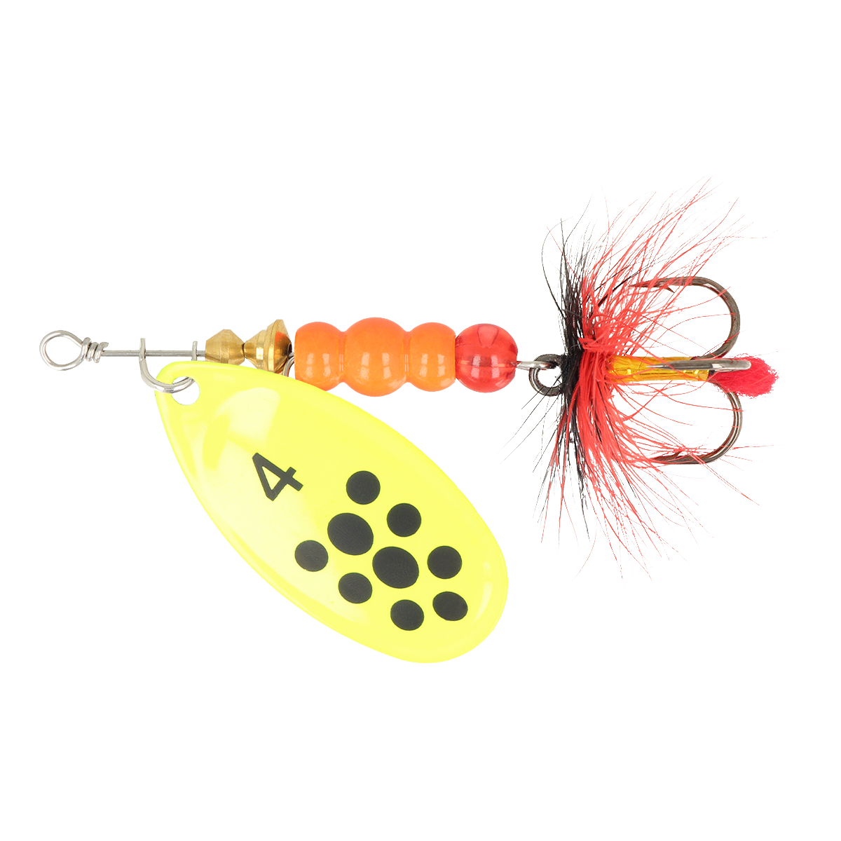 ZEOX Spoon Reactive №4 9g 012 Fluo/Black Dot