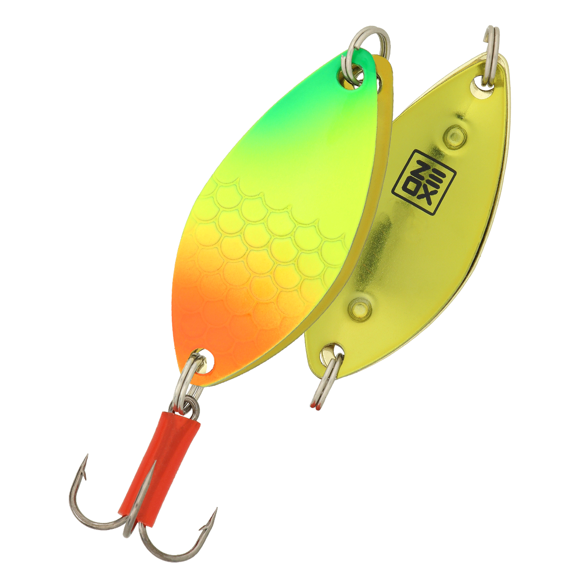 Zeox Spoon Perch Twin 15g 014 Fluo Tiger/Gold