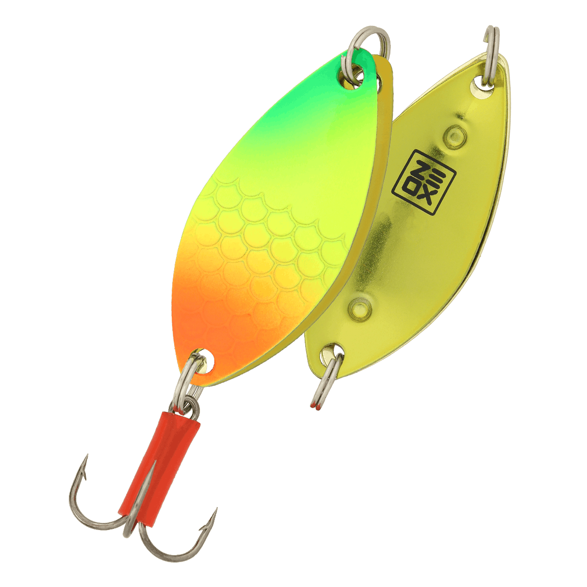 Zeox Spoon Perch Twin 20g 014 Fluo Tiger/Gold