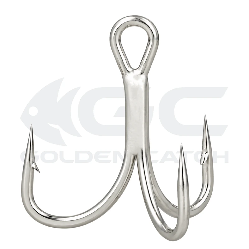 Golden Catch Treble Hook Armor Needle TS SW Medium Heavy TN №1 (6pcs)