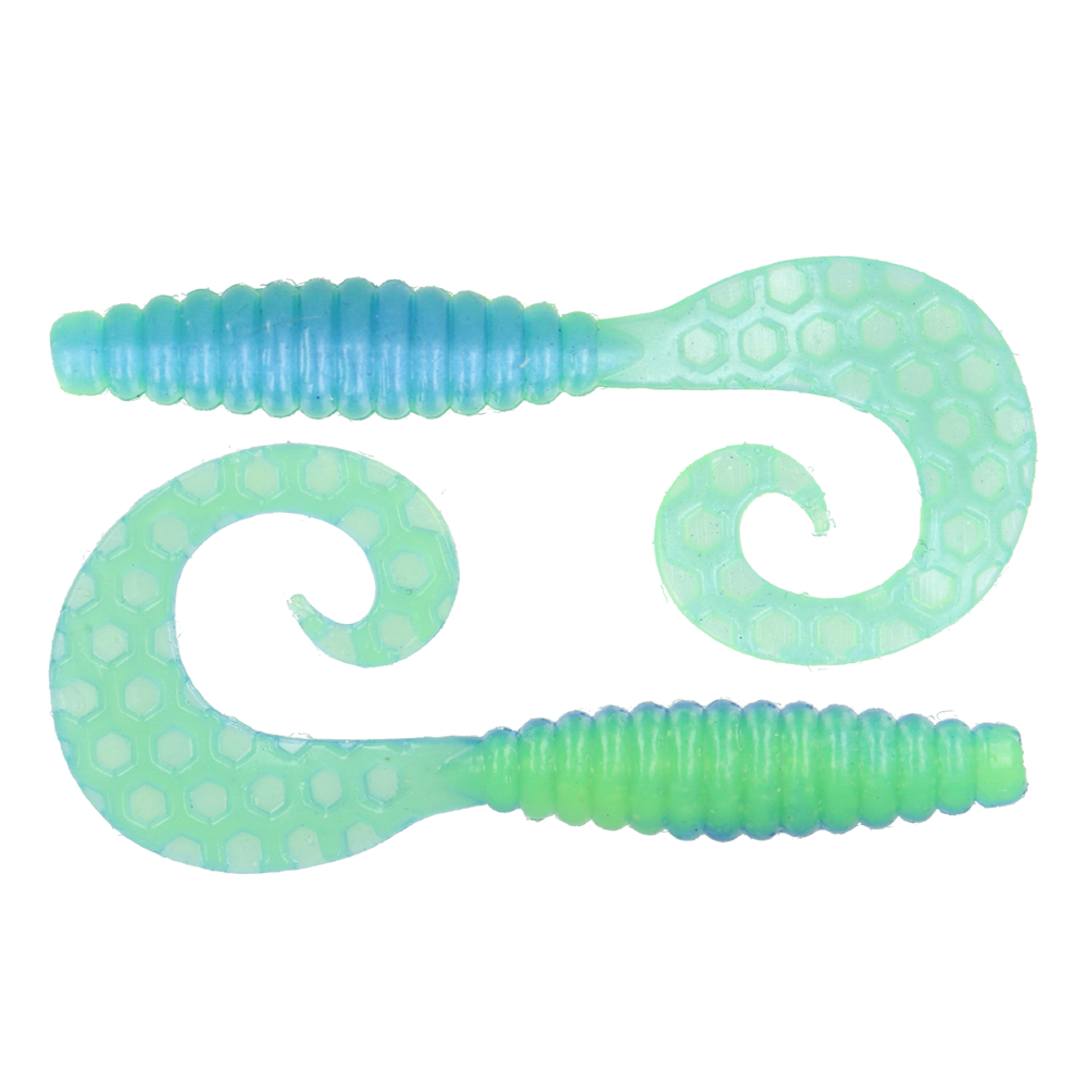 ZEOX Silicone Baits Comma Grub 2.4"(10pcs)205 IAG