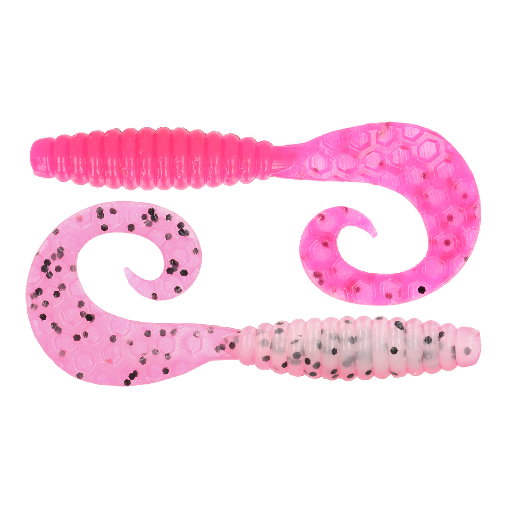 ZEOX Silicone Baits Comma Grub 2.4"(10pcs)206 DF