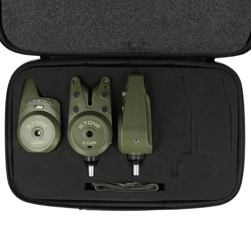 Golden Catch G.Carp G.Tone Bite Alarm Set 2+1 - Photo №1