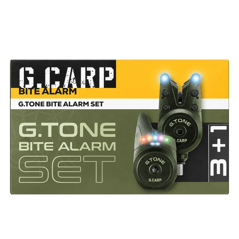 Golden Catch G.Carp G.Tone Bite Alarm Set 3+1 - Photo №6