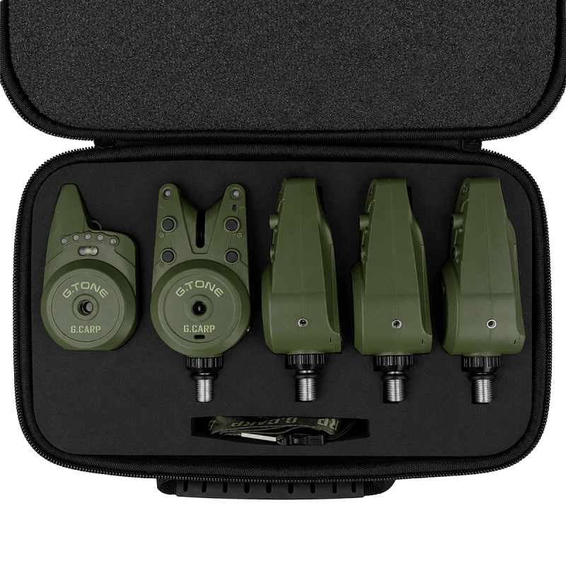 Golden Catch G.Carp G.Tone Bite Alarm Set 4+1 - Photo №1