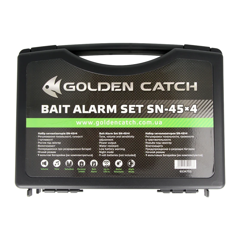 Golden Catch Bite Alarm Set SN45 4+1 - Photo №12