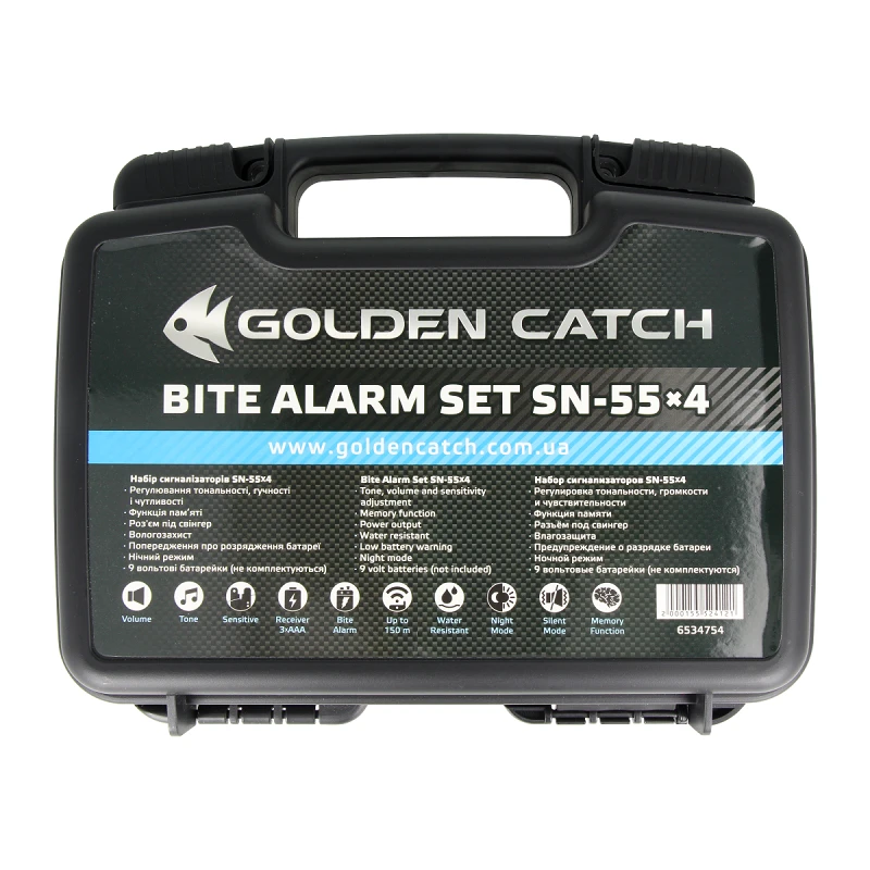 Golden Catch Bite Alarm Set SN55 4+1 - Photo №10