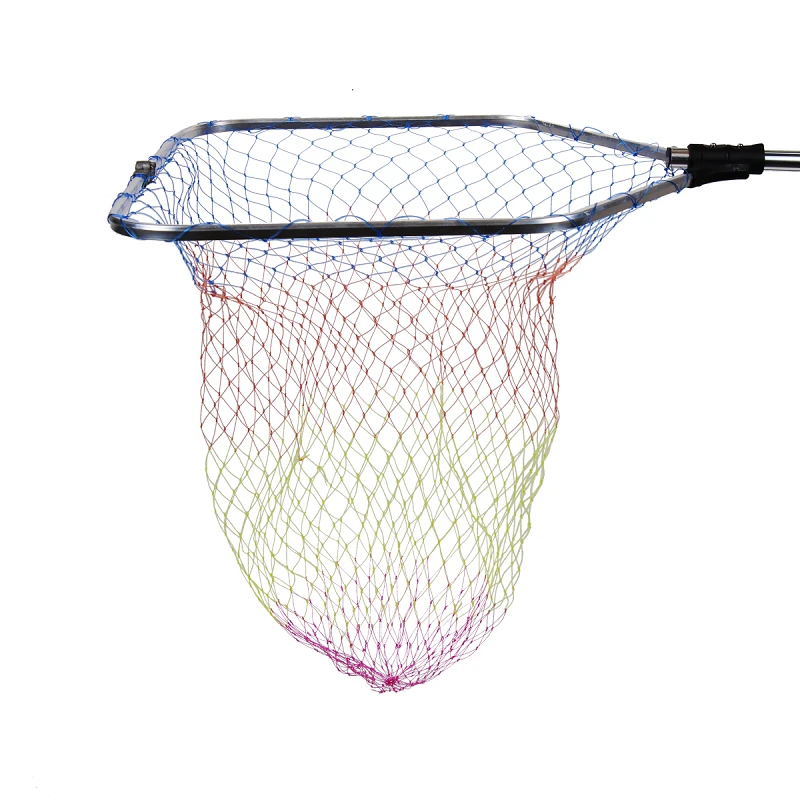 ZEOX Landing Net Quad Folding NM-60180 (nylon mesh) - Photo №1