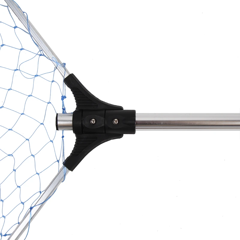 ZEOX Landing Net Quad Folding NM-60180 (nylon mesh) - Photo №2