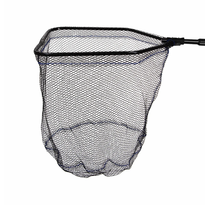 ZEOX Landing Net Quad Folding RM-60180 (rubber mesh) - Photo №1
