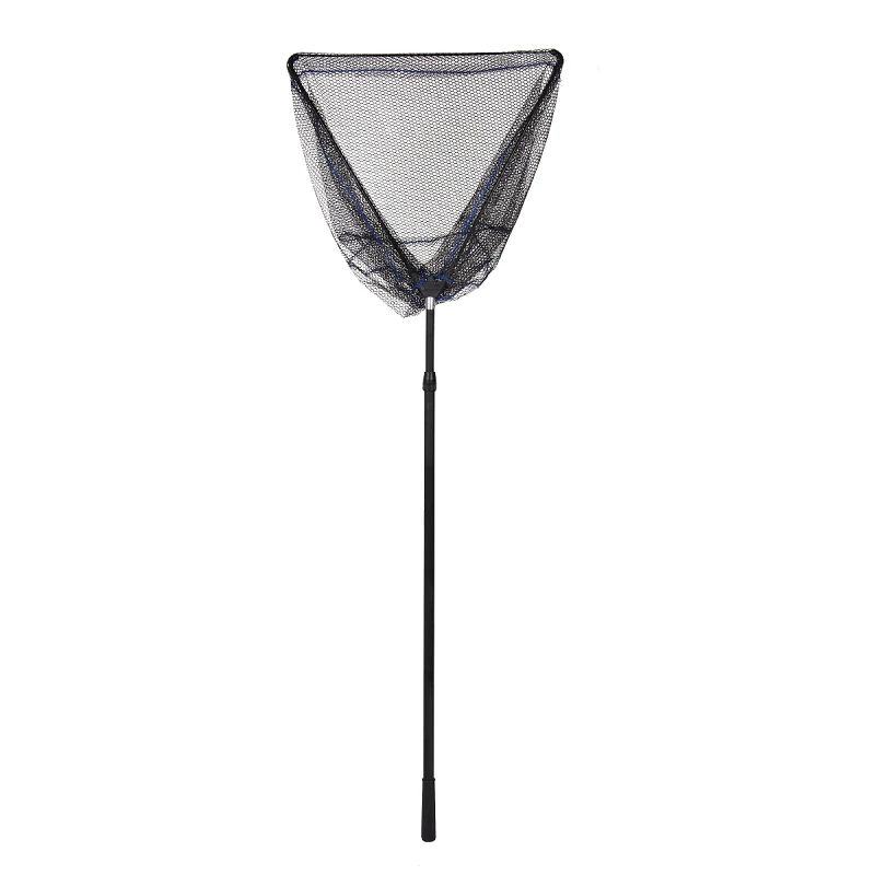 ZEOX Landing Net Delta Tele Folding RM-60210 (rubber mesh)